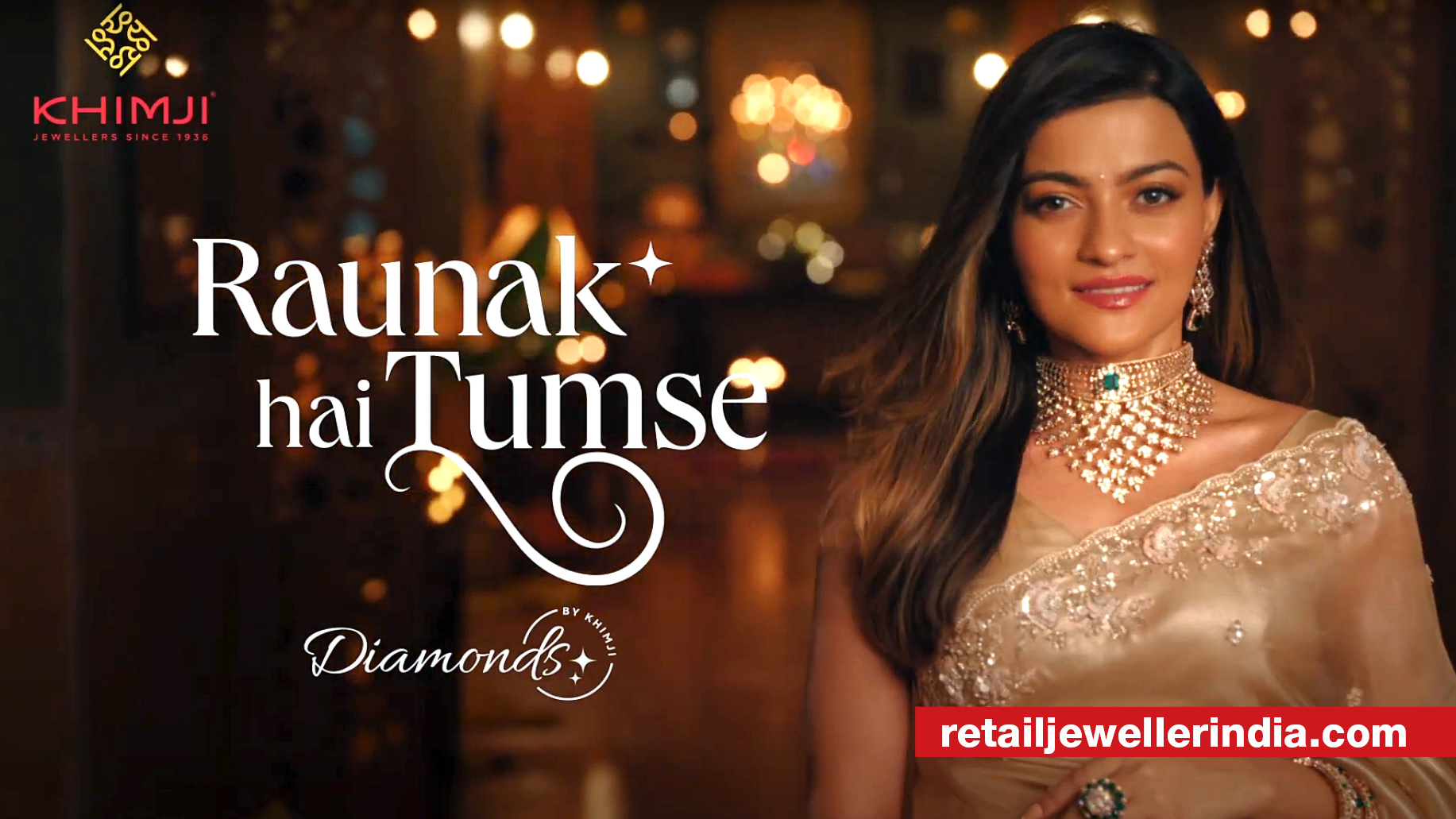 Khimji Jewellers launches festive campaign 'Raunak Hai Tumse' with actor Prakruti Mishra