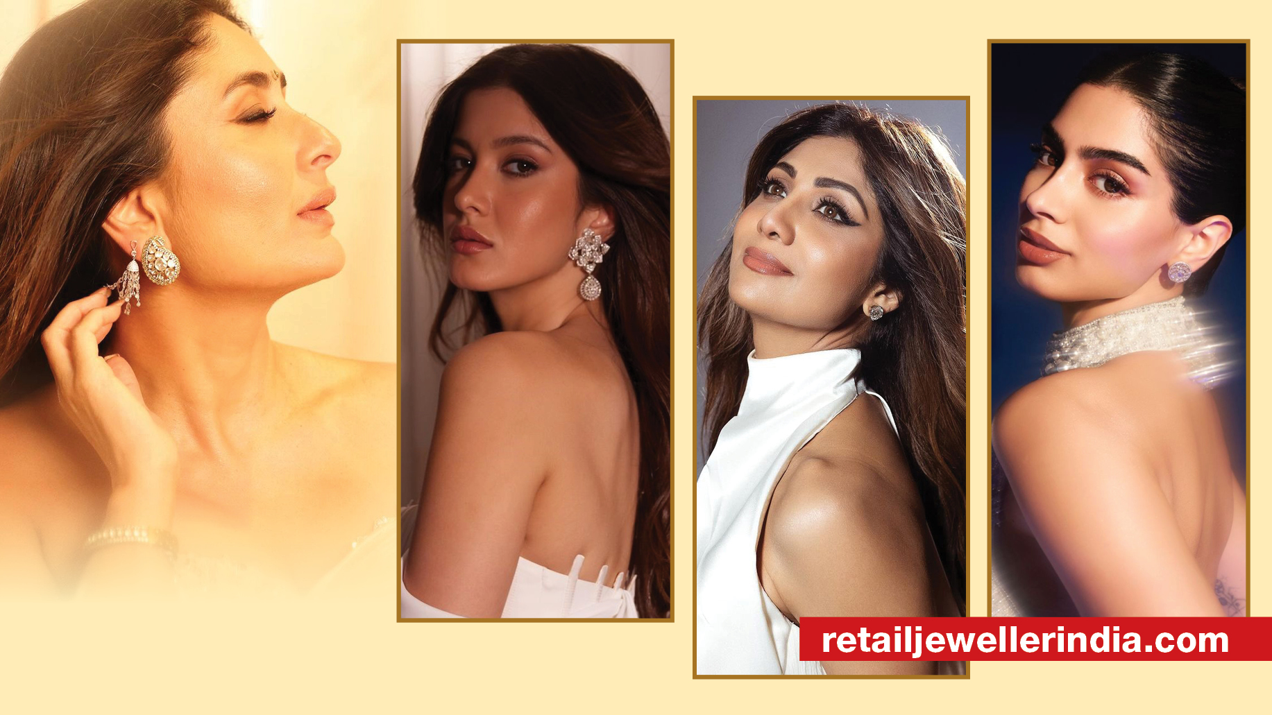 Bollywood stars dazzle in all-white ensembles and standout ear accessories
