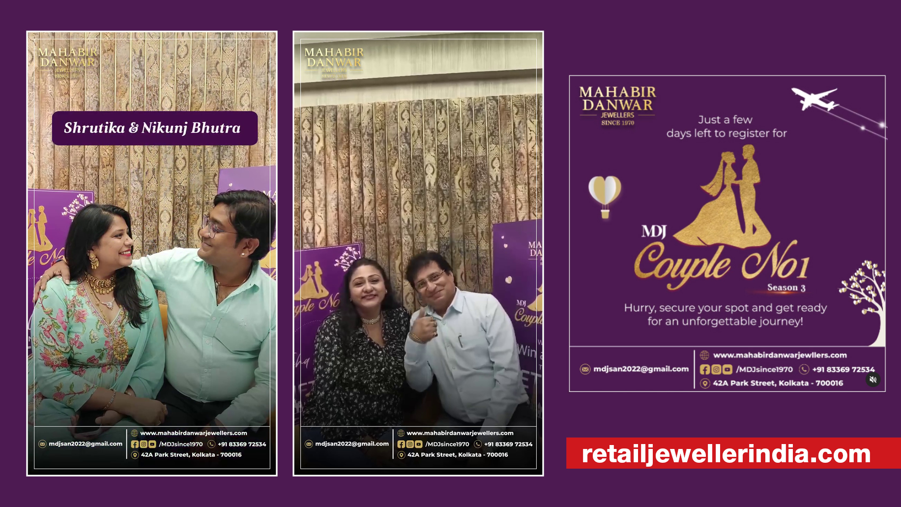 Mahabir Danwar Jewellers attracts potential customers with pan-India ‘Couple No. 1’ campaign
