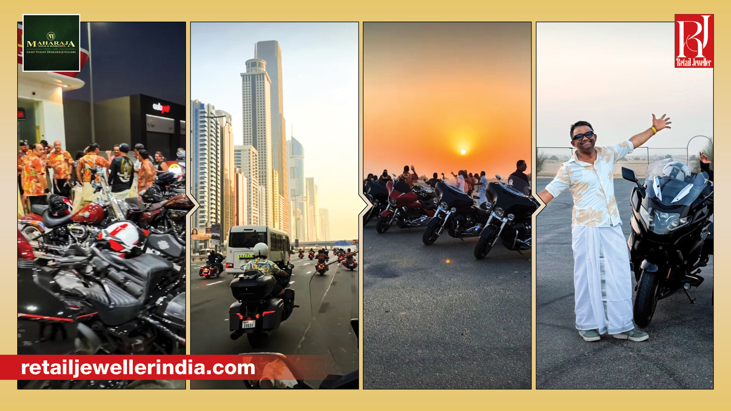 Maharaja Gold & Diamonds brings UAE’s Malayali community together through its Onam Ride 2026 motorcycle convoy