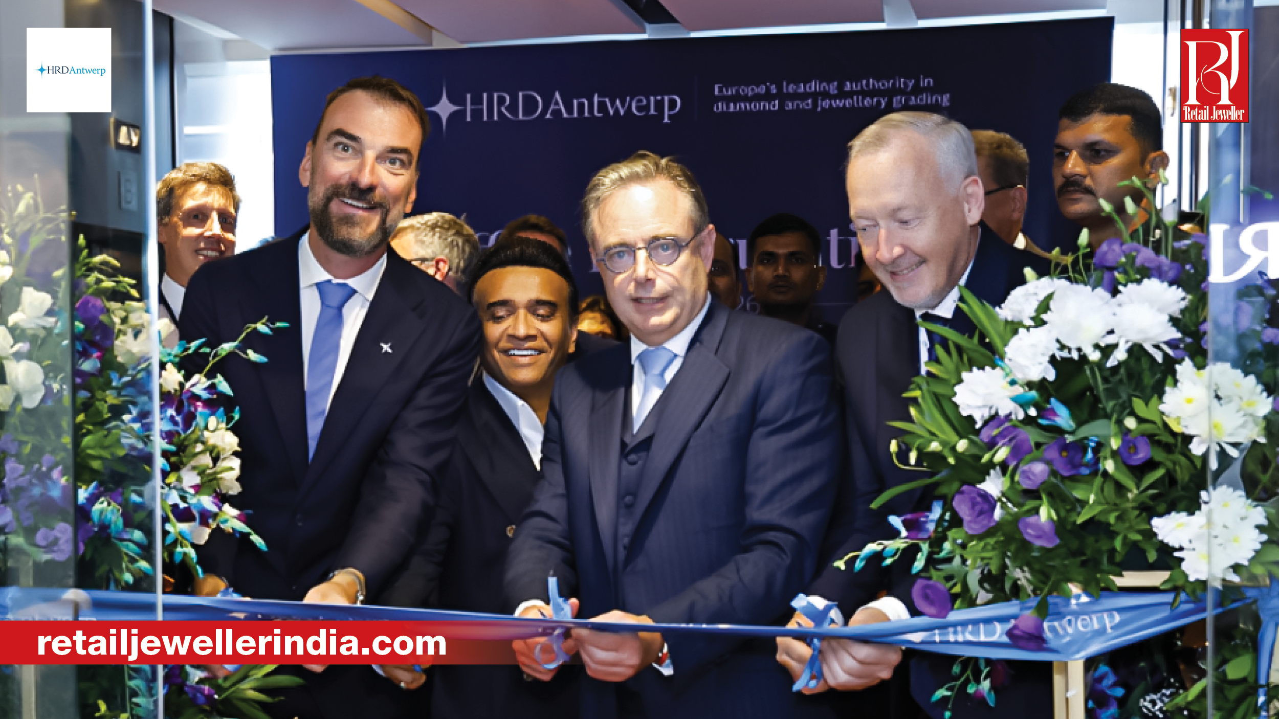 HRD Antwerp expands its Mumbai laboratory at BKC, increasing diamond grading capacity by 30% to up to 2,000 diamonds daily.