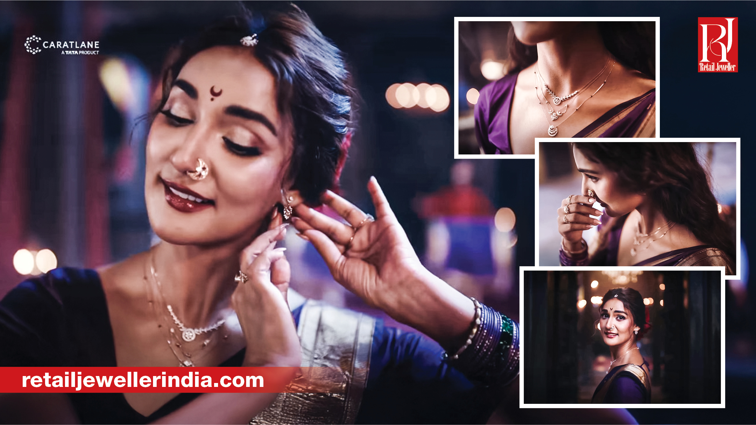 CaratLane has launched a new campaign to promote its ‘Chandrakor’ jewellery line, bringing out the relevance of the Chandrakor or crescent moon motif in Maharashtrian culture