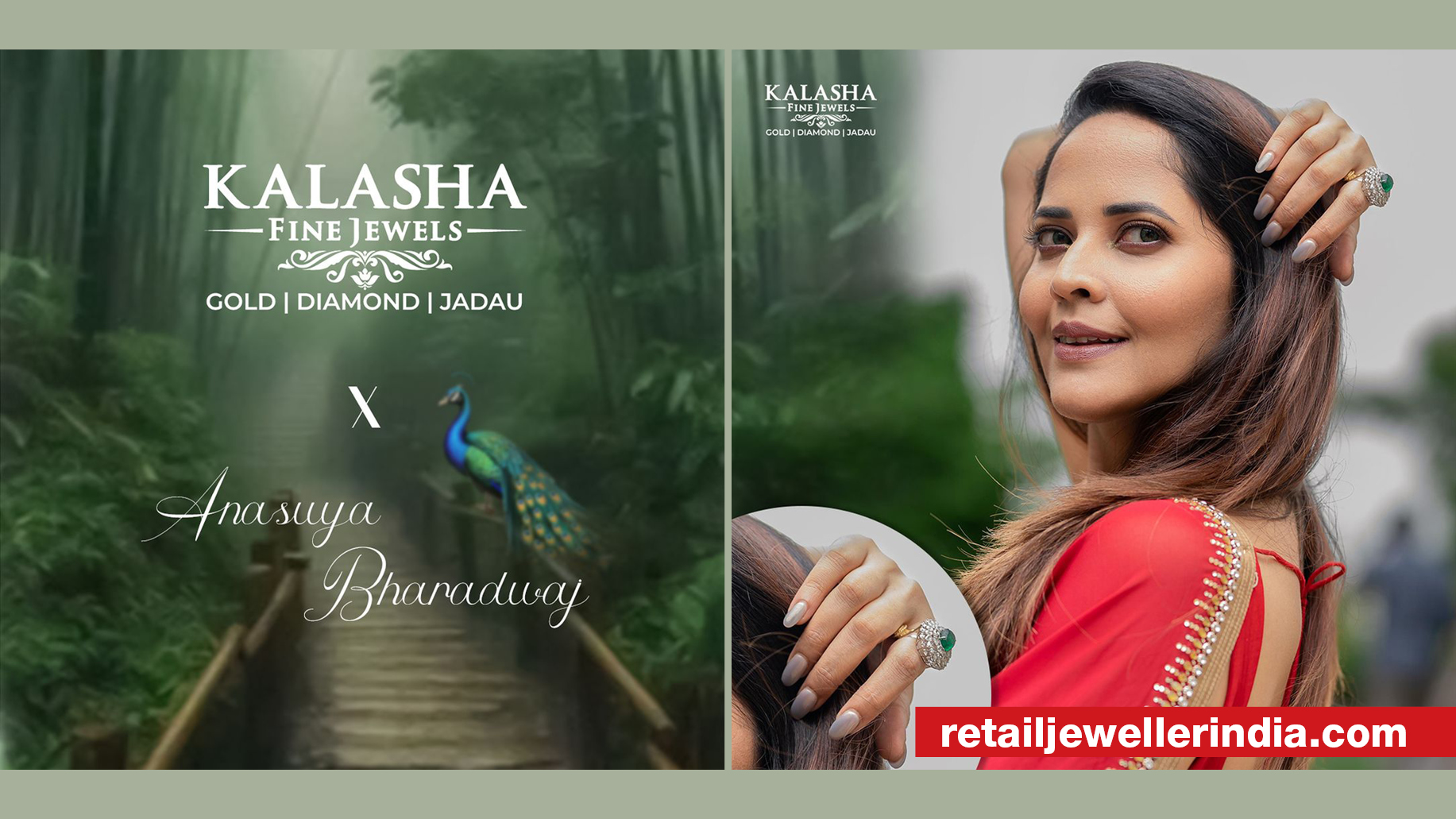 Kalasha Fine Jewels partners with Anasuya Bharadwaj to elevate brand visibility