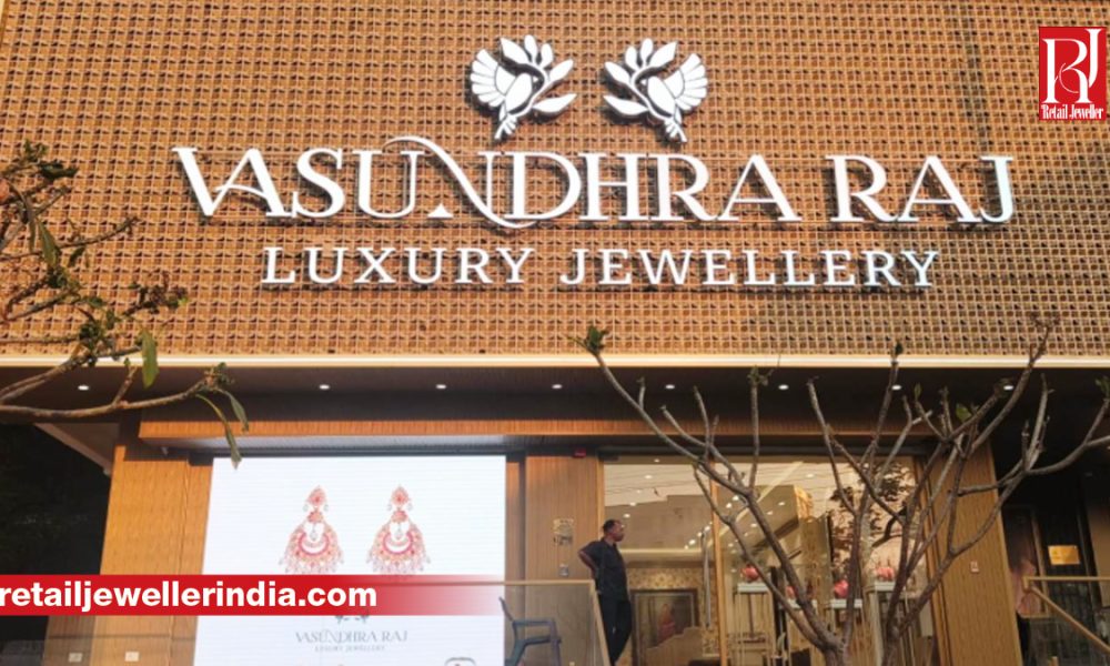 Vasundhra Raj jewellery store exterior in Chhattisgarh