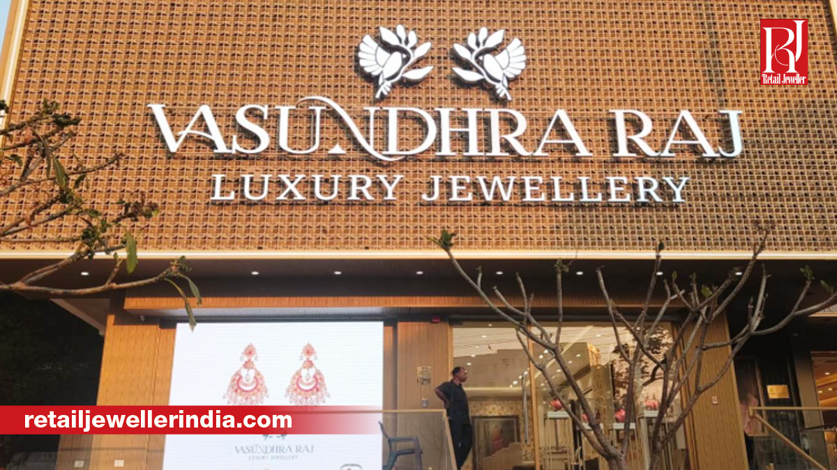 Vasundhra Raj jewellery store exterior in Chhattisgarh