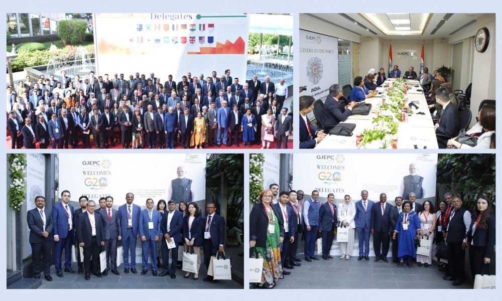 G20 Trade & Investment Working Group tours the Bharat Diamond Bourse in Mumbai